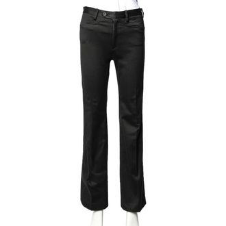 Joseph Vintage Black Cotton Flared Leg Pants