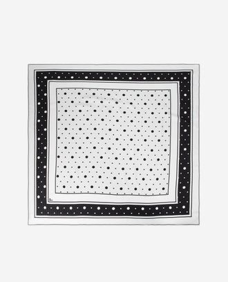 The Kooples Printed satin silk scarf - MIXED - The Kooples