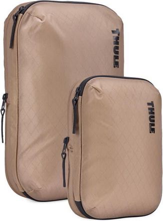 Thule Two-Piece Compression Packing Cube Luggage Set in Gentle Beige at Nordstrom