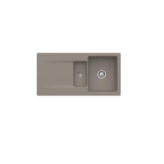 Villeroy & Boch Villeroy&boch - Fregadero 1 1/2 Senos Villeroy Et Boch Siluet 60 R Timber Ceramicplus Con Vaciador Manual