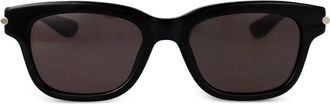 Alexander McQueen Eyewear Occhiali da sole squadrati - Nero