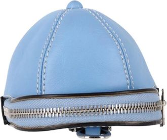J.W.Anderson Pre-owned Wallets, female, Blue, Size: ONE SIZE Pre-owned Leather Shoulder Bag