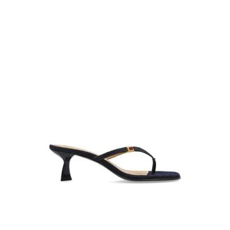 Nodaleto Heeled Mules, female, Blue, Size: 8 1/2 US Heeled Mules