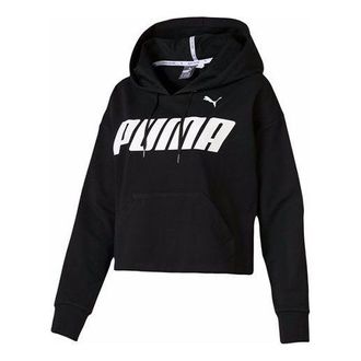 Puma (WMNS) PUMA Cropped Logo Hoodie 844023-01