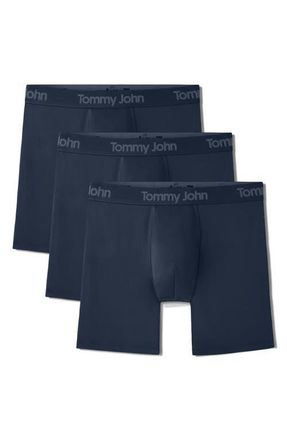 Tommy John 3-Pack Air Cool Mesh Boxer Briefs in Dress Blues at Nordstrom, Size Xx-Large