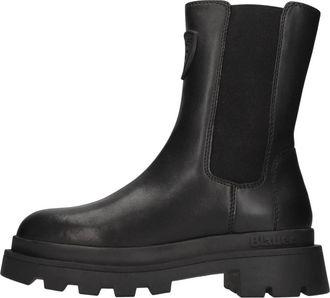 Blauer Kimmel Enkellaars - Dames - Chelseaboots - Zwart - 41 EU - Leer - Schoenen