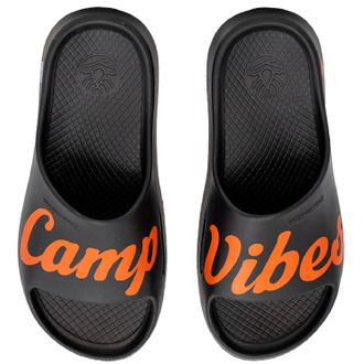 Freewaters Mens Cloud9 Camp Vibes Slide Sandals Black 11