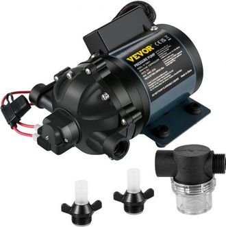 OEM Abwaschpumpe, 12 V Dc, 7 Gpm 60 Psi, Max. 3 M Hebeb&uuml;hne Selbstansaugende Wasserpumpe, Mit Epdm-ventil, Universal-salzwassersieb & Innengewinde, F&uuml;r Wo