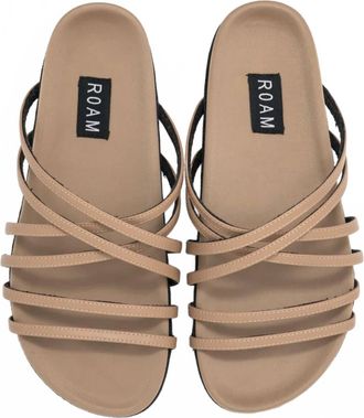 Roam Womens X Flat Sandal In Nude