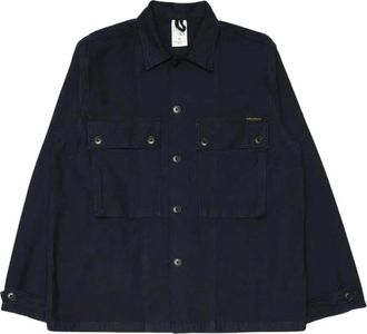 Nudie Jeans Uomo, Magliette, Blu, S, new