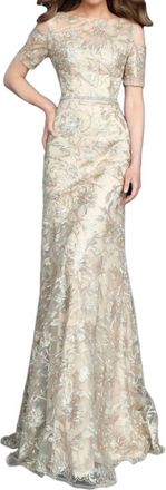 Jovani Evening Dress In Gold