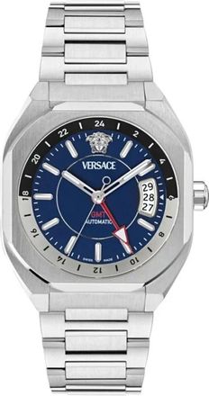 Versace Heren, Accessoires, Blauw, Maat: ONE Size Tweed