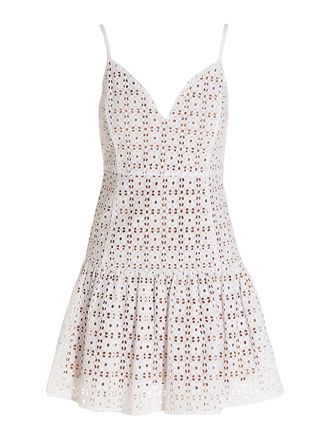Michael Kors Braudery Anglaise fabric dress