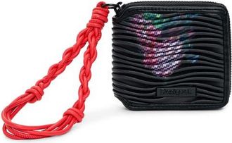 Desigual Faux Leather Wallet in Black at Nordstrom