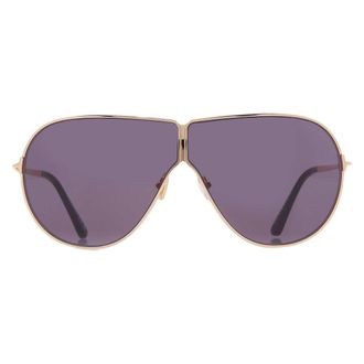 Tom Ford Smoke Dark Grey Oversized Unisex Sunglasses FT1158 30A 71
