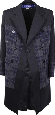 Junya Watanabe Midi Coat - Heren - Mantel - Veelkleurig - L - Jassen