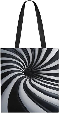 Generic Swirl Tote Bag for Women Men Shoulder Bags Purses Pouch Handbags