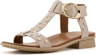 Naturalizer Brandy-Stud Womens Shoes Ivory Mist Leather : 10.5 M (B)