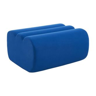 Sweeek Reposapi&eacute;s envasado al vac&iacute;o de tela para sof&aacute; nova, azul el&eacute;ctrico