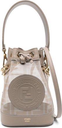Fendi Mon Tresor Mini Bag - Womens - Calf Leather/Mesh