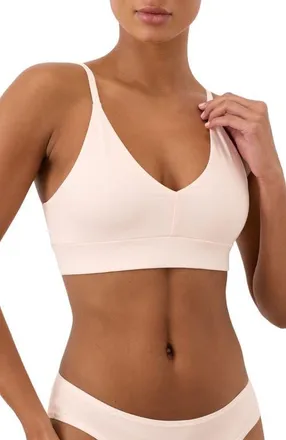 Pact Organic Cotton Everyday Classic T-Shirt Bra in Soft Pink at Nordstrom, Size Xx-Large