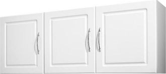 OEM Armario De Pared Para Lavander&iacute;a, 2 Niveles, Con Estante Ajustable, 3 Puertas, Para Cocina, Ba&ntilde;o, Lavander&iacute;a, Carga De 88,5 Kg, 31,6 X 137,2 X 51,6 Cm