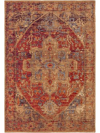 benuta Alfombra de tejido plano multicolor 115x180