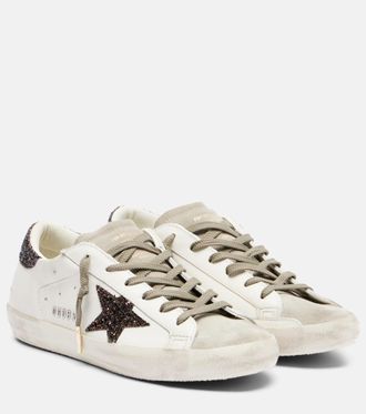 Golden Goose Super Star glitter leather sneakers