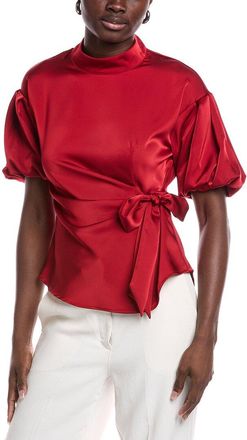 Gracia Side Tie Satin Top