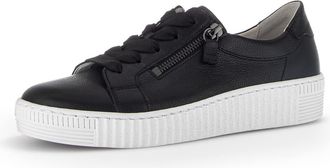 Gabor Women Trainers, Ladies Low-Tops,Removable Insole,Platform Sole,Leisure,Low Shoe,Street Shoe,lace up Shoe,Black (Schwarz) / 27,40.5 EU / 7 UK