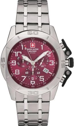 Swiss Alpine Military Chronograph 7063.9136 - Heren - Horloges - Grijs - ONE Size - Accessoires