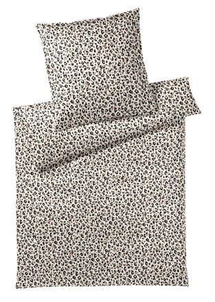 Schubiger M&ouml;bel Bettw&auml;sche Leolook Schwarz Sand