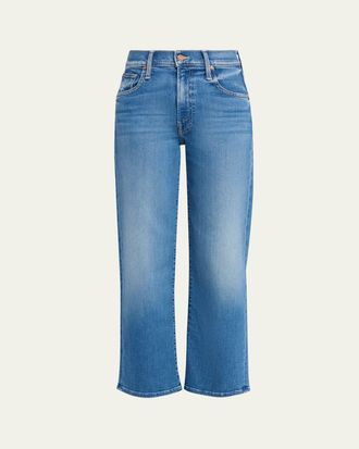 Mother The Mid-Rise Rambler Zip Ankle Jeans