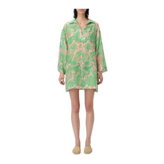 Etro Dames, Jurken, Veelkleurig, Maat: XL Linnen