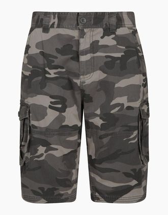 Mountain Warehouse Mens Mountain Warehouse Mens Camo Cargo Shorts - Black - Size: 30/32