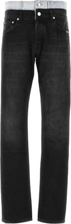 VTMNTS Zwarte spijkerbroek - Heren - Regular Fit Jeans - Zwart - W33 - Denim - Jeans