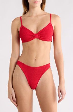 Hunza G Alicia Textured 2-Piece Bikini at Nordstrom