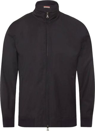 Orlebar Brown Alvaro merino zip-up bomber jacket - Blue