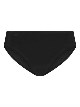 Wolford logo-detail briefs - Black