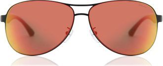 Police SPL534G 531R Mens Sunglasses Black Size 65