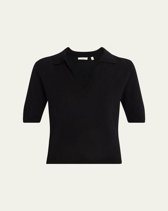 Tシャツ・カットソー Alexander Wang Cropped Jersey Polo Shirt ALEXANDER WANG - Women SS Cropped Polo T-Shirt – Atelier New
