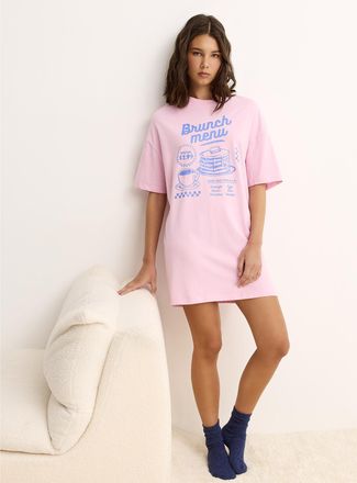 Twik Womens Relaxed stretch sleep Tee Shirt