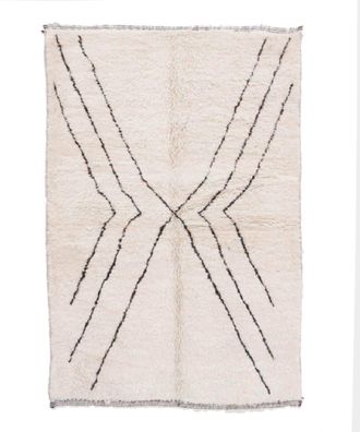 AFK Living Alfombra bereber marroqu&iacute; de pura lana 157 x 247 cm