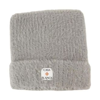Casablanca Berretto in Mohair - - Accessories - unisex - Grigio - ONE SIZE