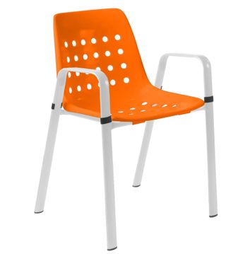 Schubiger M&ouml;bel Gartenstuhl Bermuda mit Armlehne Rundoval