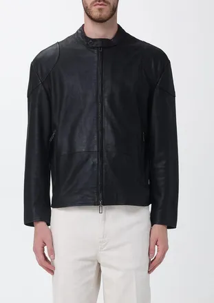 Paolo Pecora Giacca in pelle biker