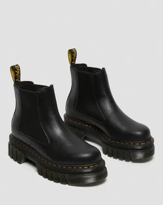 Dr. Martens Audrick 27148001 Boots WomensBlack Nappa Leather Chelsea HTAT1507