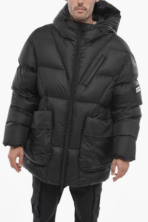 Dsquared2 Oversized Puffer Jacket with Flap Pockets Dsquared2