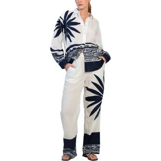 Diarrablu Tova Pants in Baya Navy at Nordstrom, Size Small