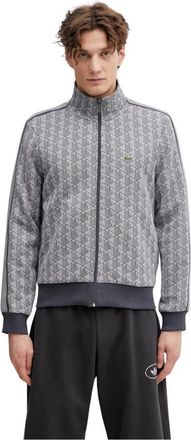 Lacoste Paris Ritssluiting Track Jacket - Heren - Vesten met rits - Grijs - 2XL - Katoen - Hoodies & sweatvesten
